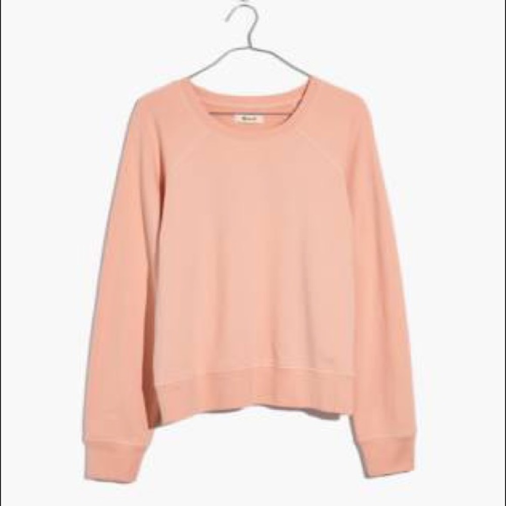 Madewell Shrunken Sweatshirt - Muted Blush